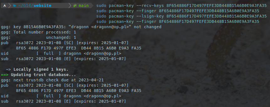 OGC repository signing key
