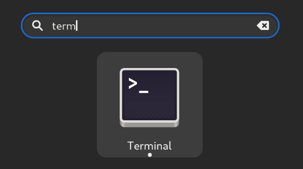 Terminal search